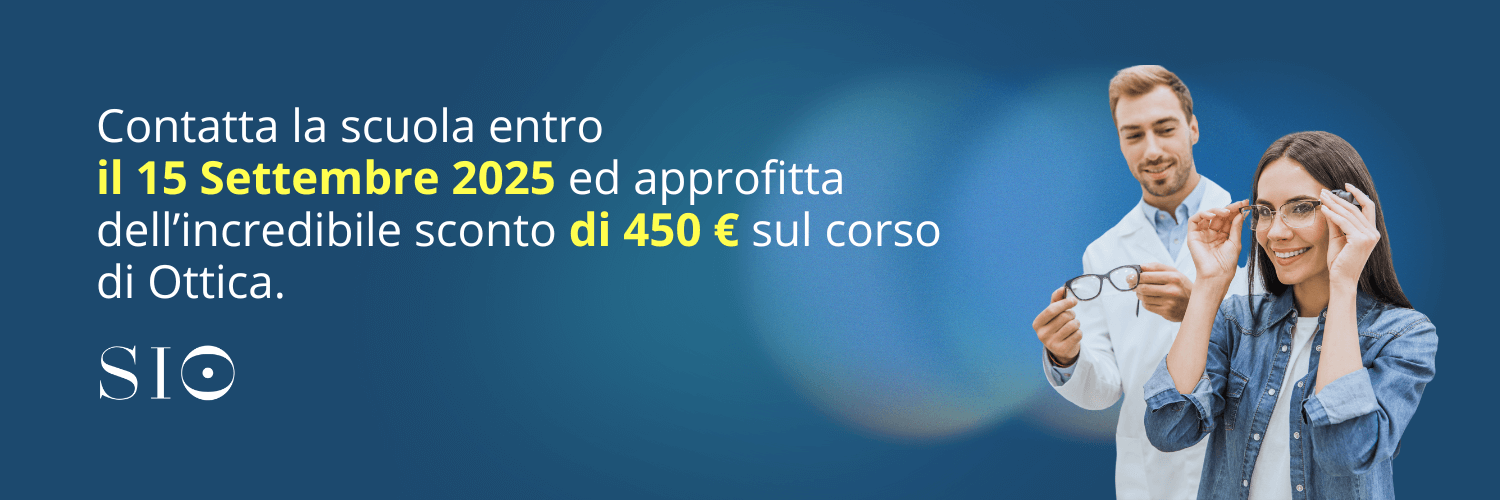 Banner sconto corso di ottica 15 settembre 20256