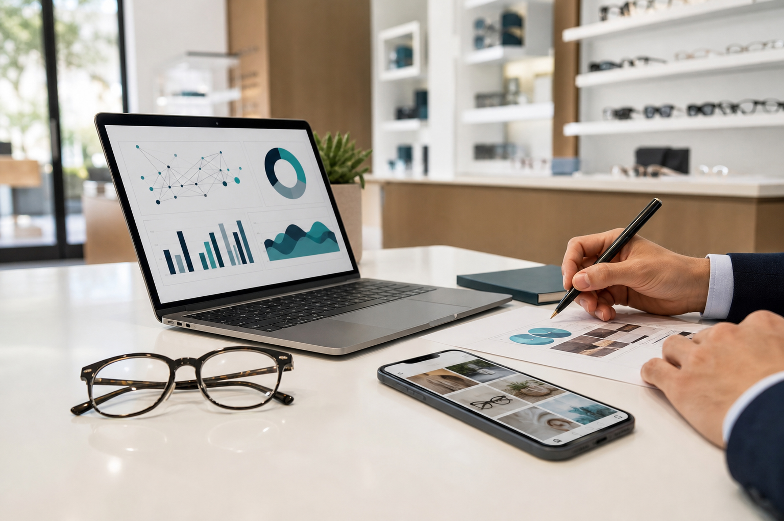 Marketing Digitale & AI per centro ottico